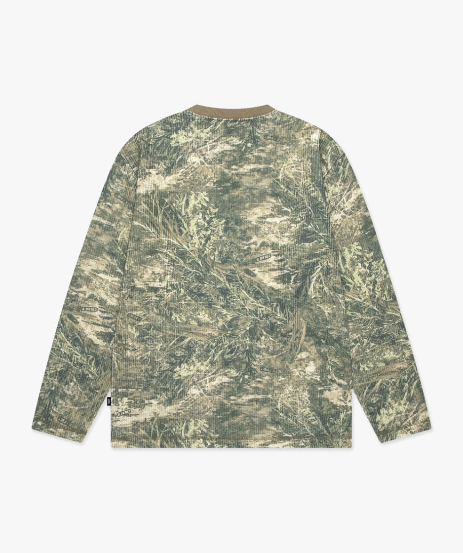 WAFFLE OG LONG SLV TEE MULTI CAMO