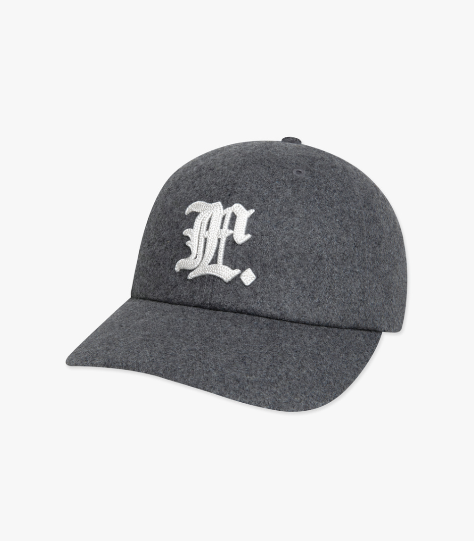 LMC GOTHIC WOOL 6PANEL CAP GRAY