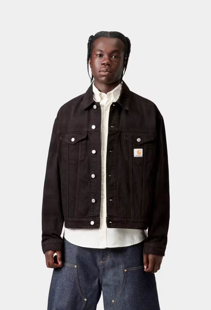 EVERSON TRUCKER JACKET PALISANDER/BLACK