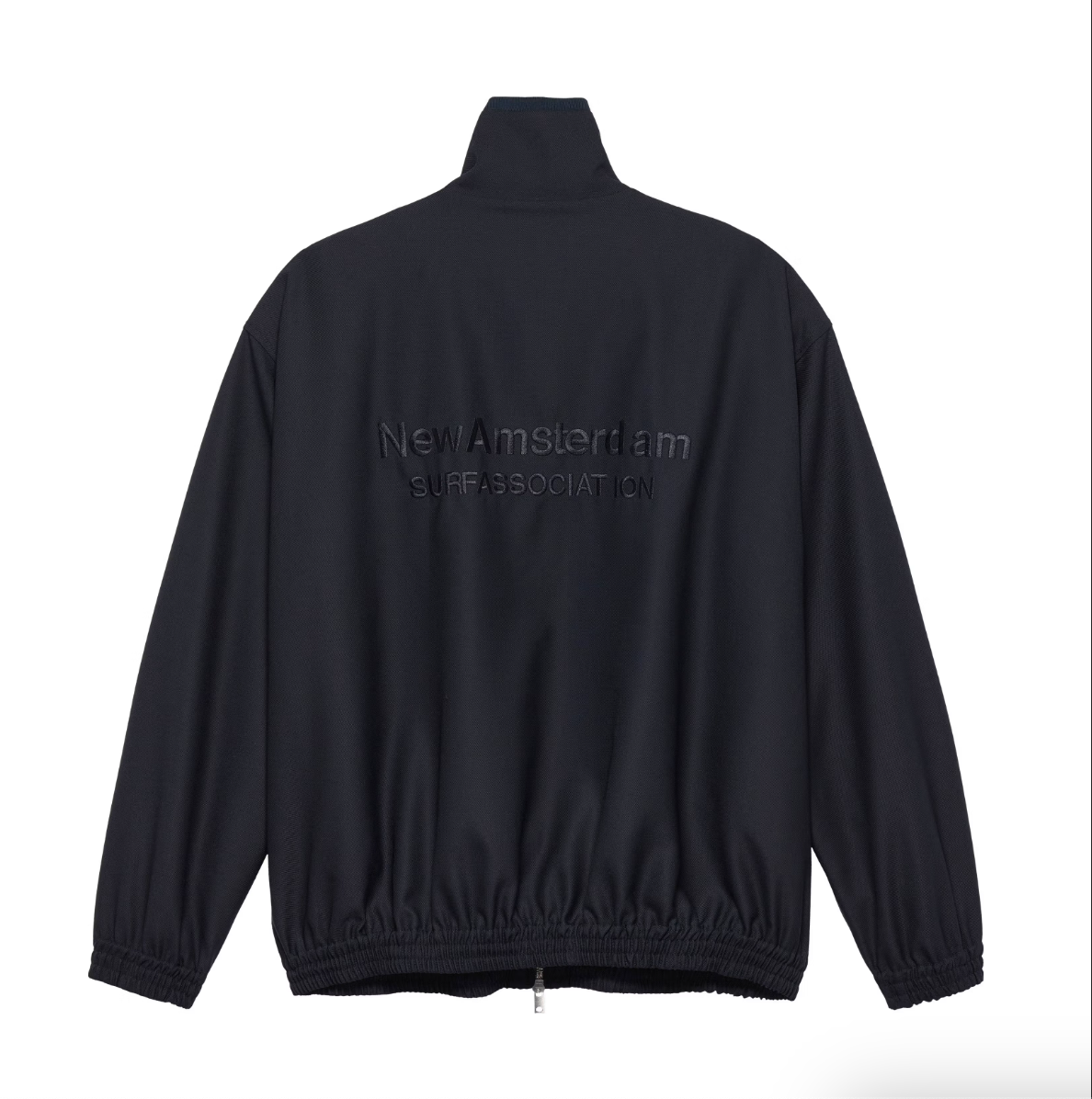 WOOL TRACK JACKET MIDNIGHT BLUE