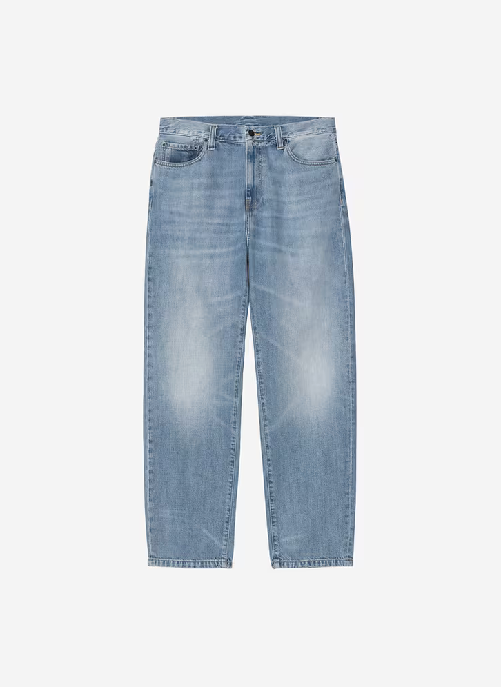 AARON PANT BLUE BURST WASHED