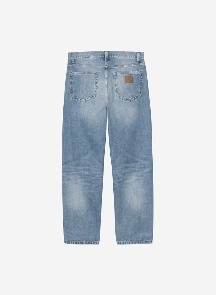 AARON PANT BLUE BURST WASHED