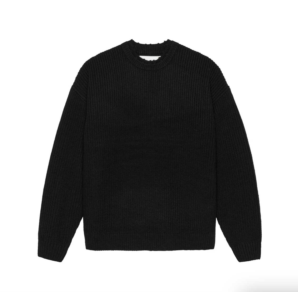 BIG LOGO CREWNECK KNIT BLACK/NIGHT