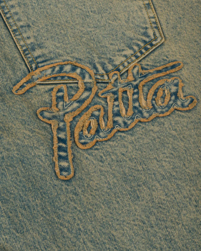 DIRTY WHISKERS DENIM PANT SANDWASHED BLUE