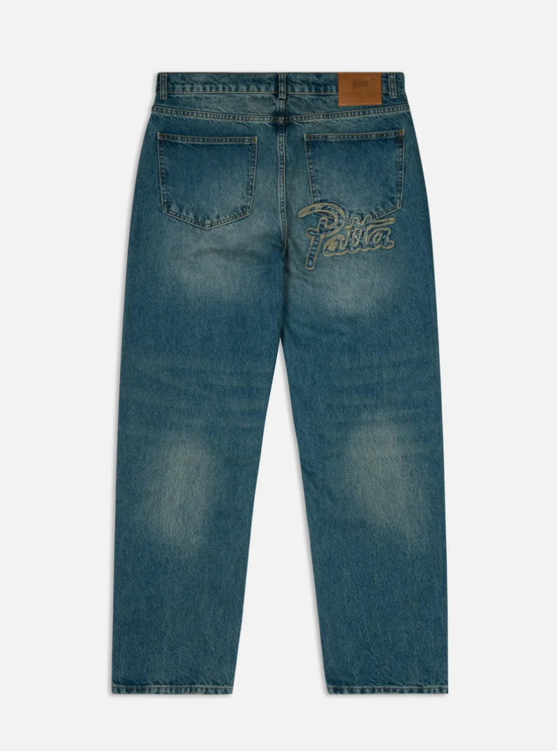 DIRTY WHISKERS DENIM PANT DARK BLUE WASHED