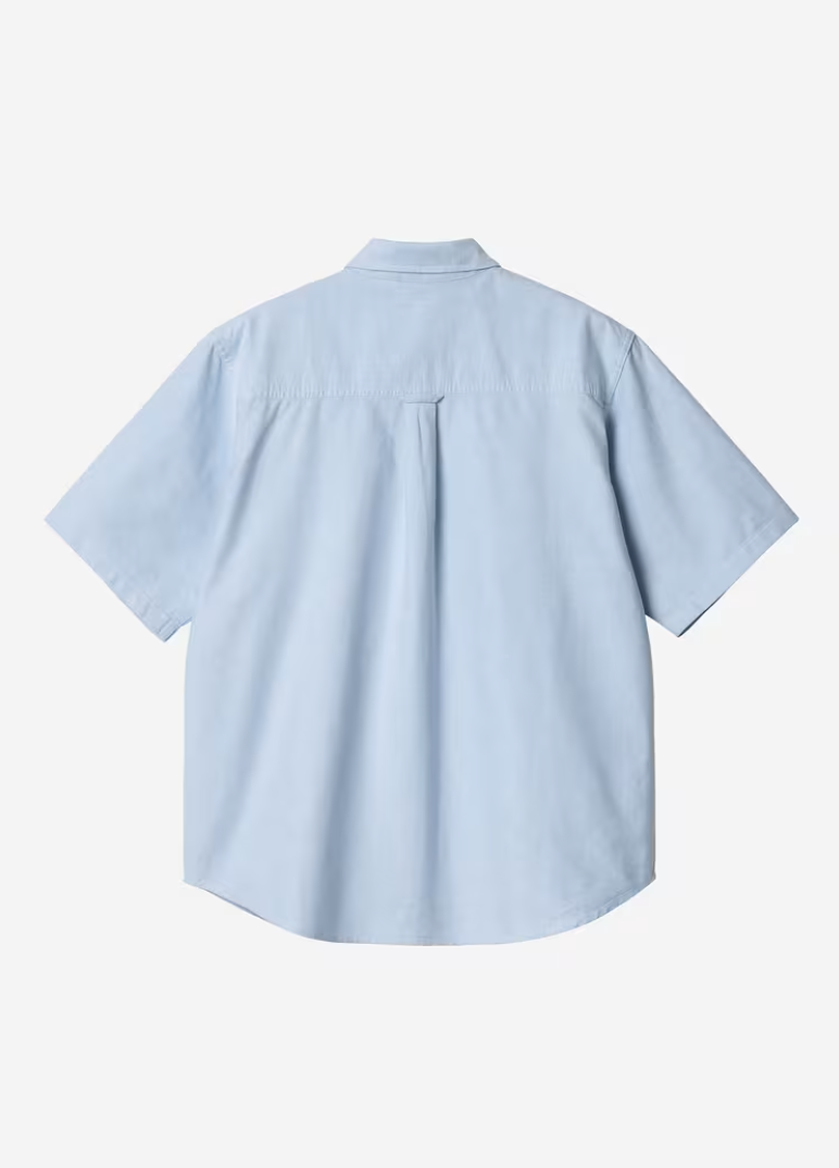 BRAXTON SHIRT BLUE BLEACH WAX