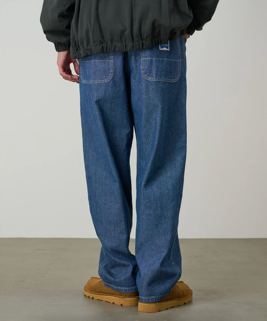 JAPANESE CHAMBRAY DOUBLE KNEE PANT