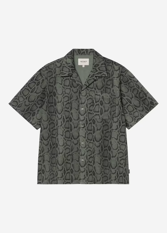 S/S SNAKE CAMO SHIRT LEAF