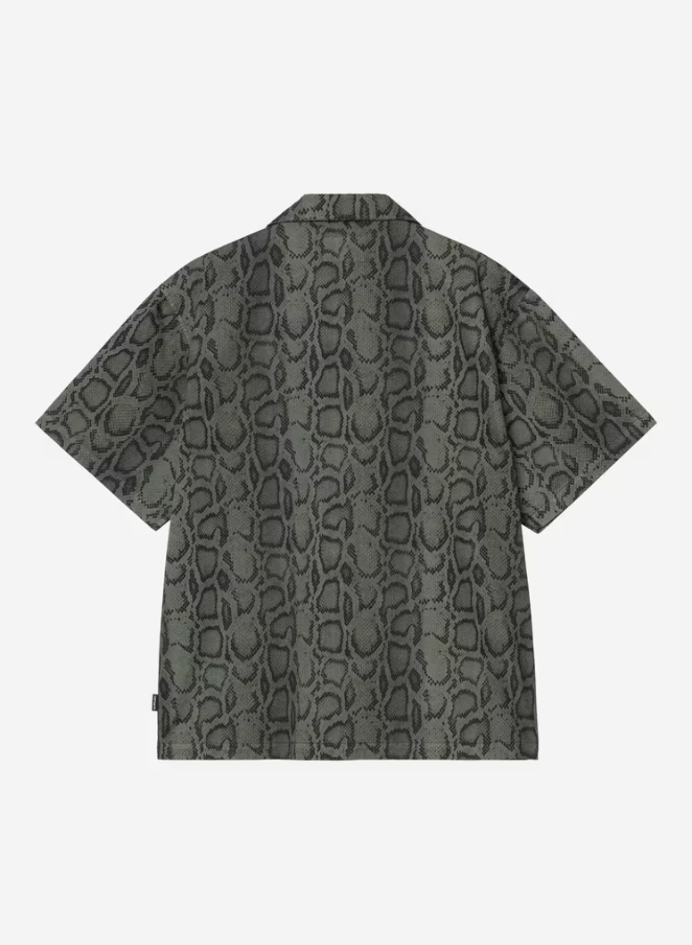 S/S SNAKE CAMO SHIRT LEAF