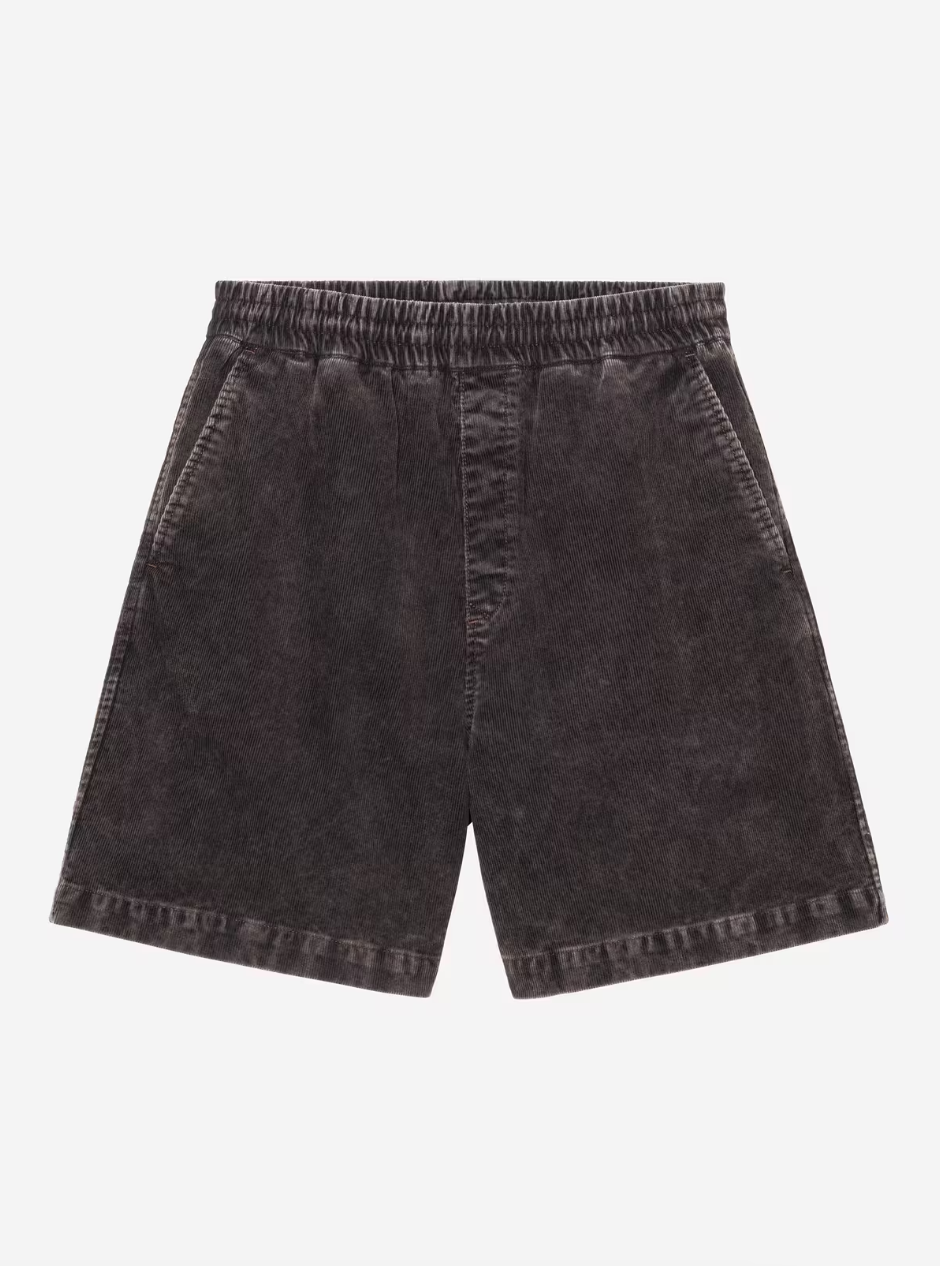 REYNOLD SHORT CORDUROY SHALE DUSKY WASHED