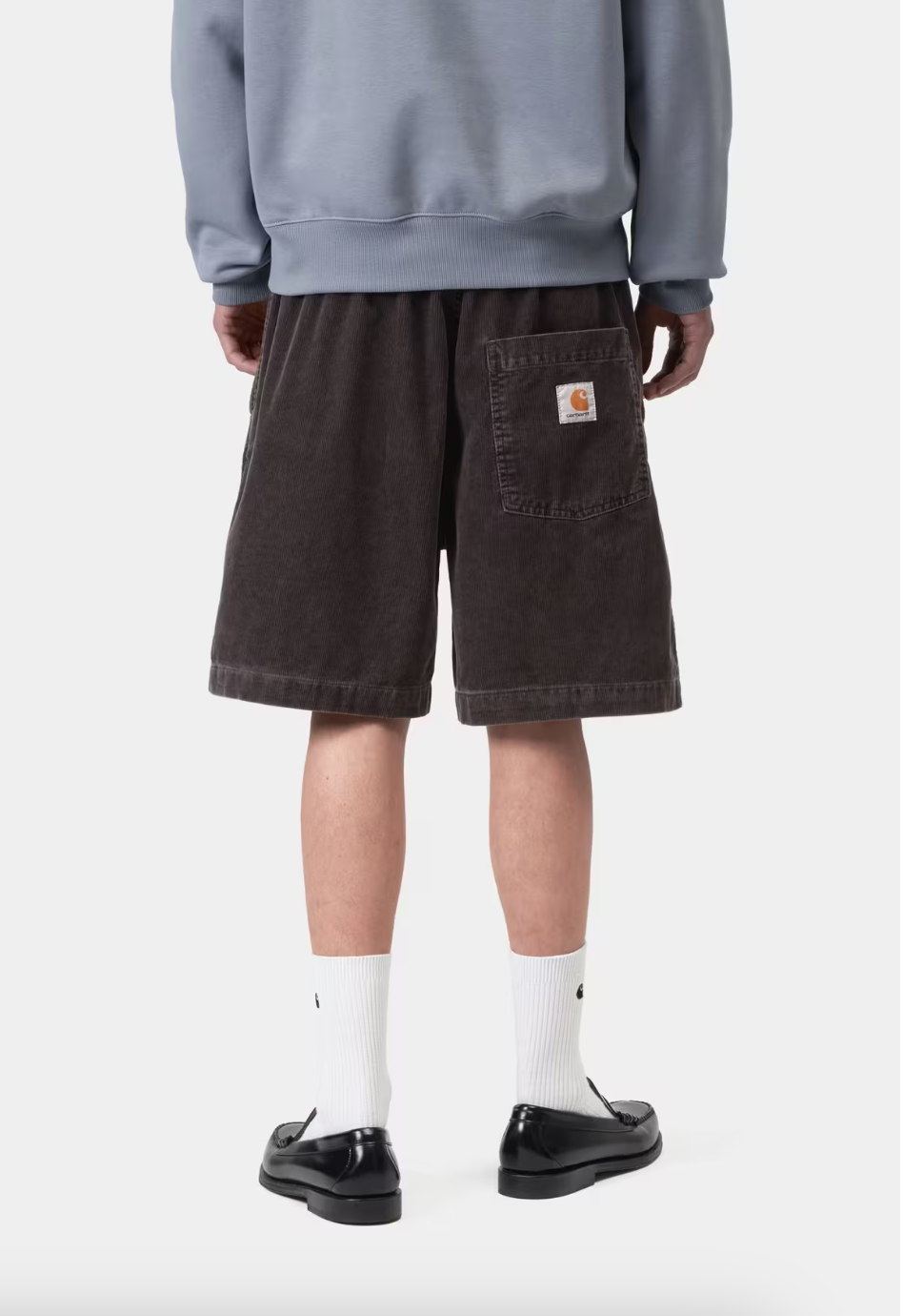 REYNOLD SHORT CORDUROY SHALE DUSKY WASHED