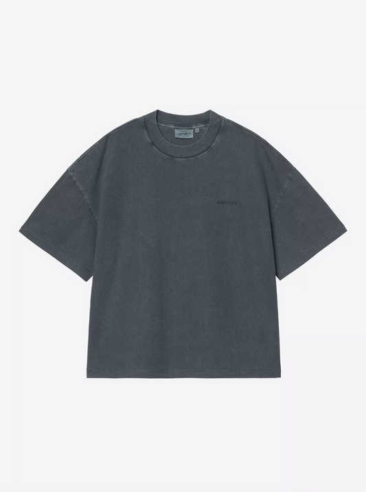 S/S BENTON TSHIRT CARBON BLUE WASHED