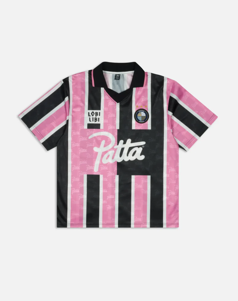 STRIPE FOOTBALL JERSEY BEGONIA PINK