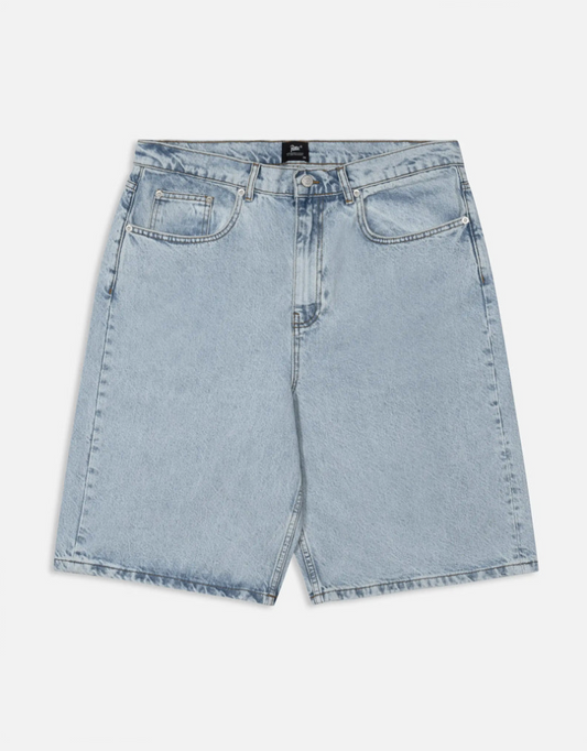 WHISKERS DENIM SHORTS LIGHT BLUE