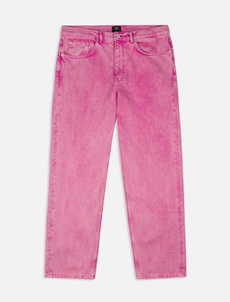 ACID WASH FUCHSIA DENIM PANT