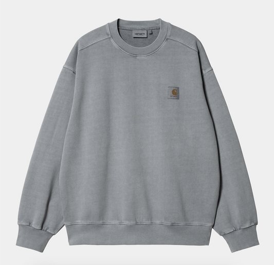 VISTA SWEATSHIRT LIGHT GREY DYED