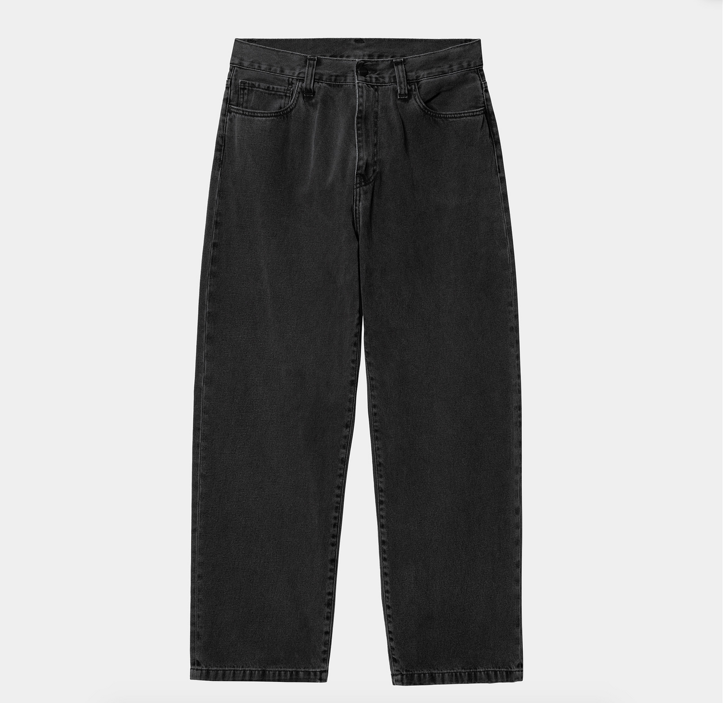 LANDON PANT BLACK HEAVY STONE WASHED