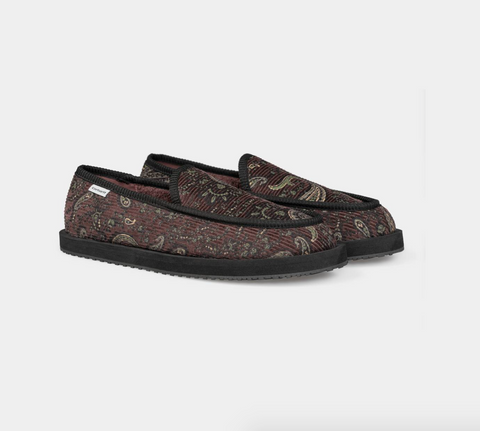 PAISLEY SLIPPERS 100%COTTON