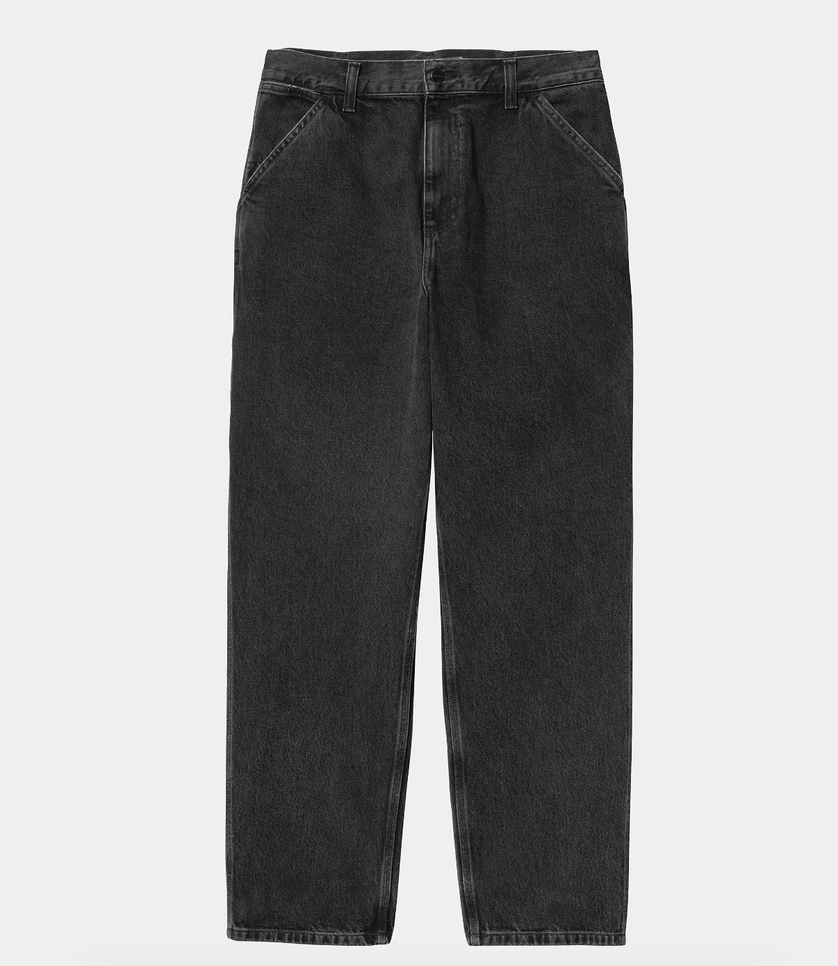 SINGLE KNEE PANT BLACK STONE WASHED