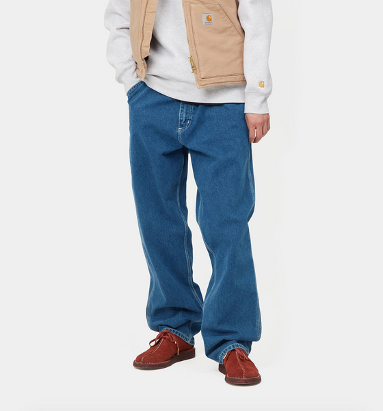 SIMPLE PANT BLUE STONE WASHED