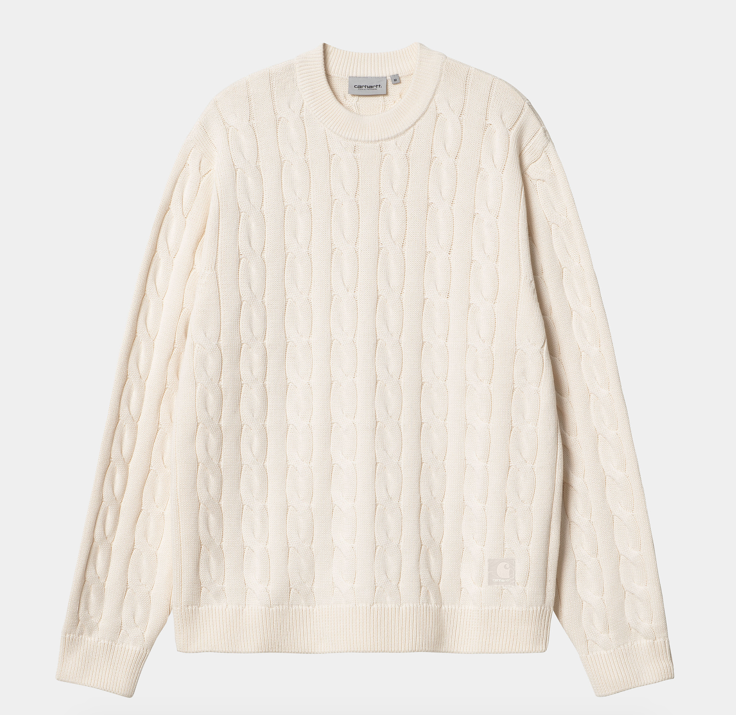 CAMBELL SWEATER NATURAL 100% COTTON