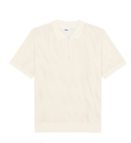 ROLLING BUTTON-UP POLO UNBLEACHED