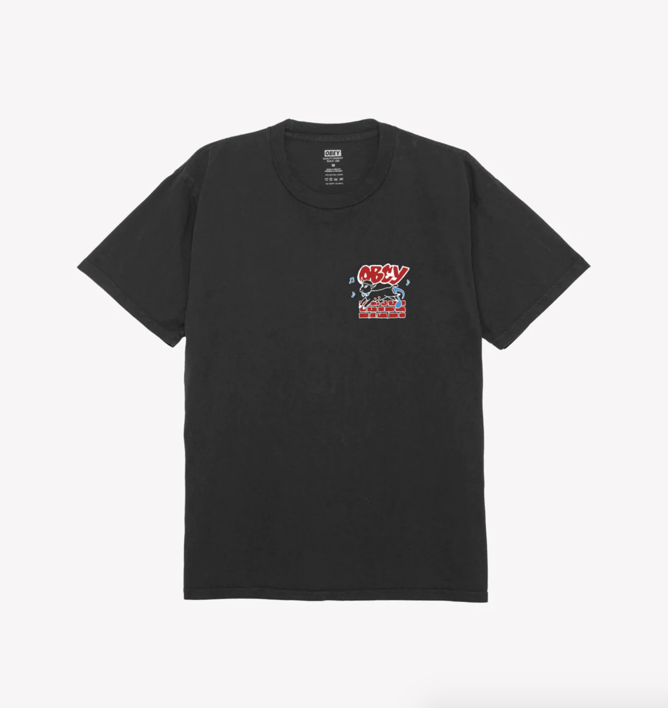 OUT OF STEP TSHIRT PIGMENT BLACK
