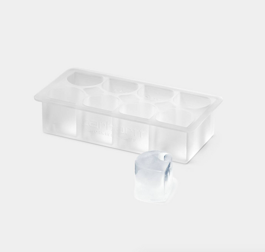 ICE CUBE LOGO TRAY CLEAR SILICONE