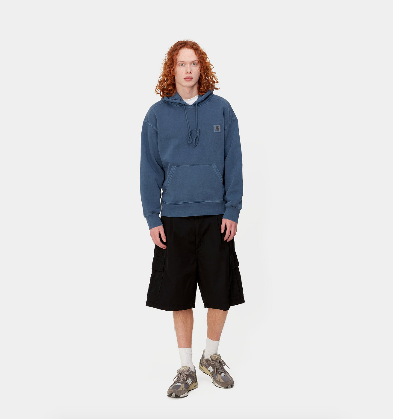 HOODED NELSON SWEATER ELDER DYED