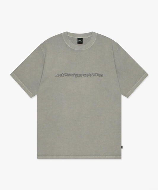 WASHED DOODLE TEE LIGHT GRAY
