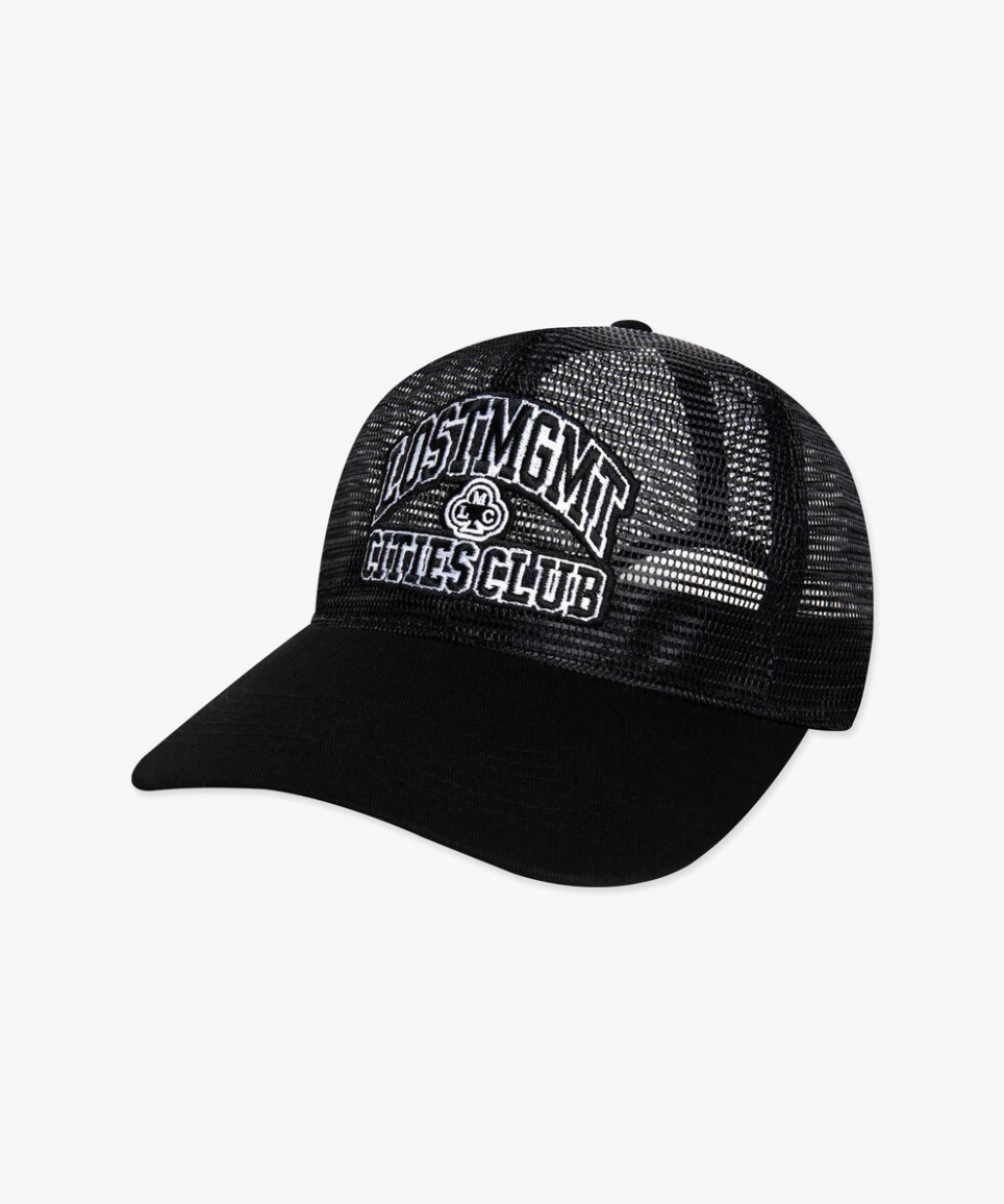 CLUB ATHLETIC MESH 6PANEL CAP BLACK