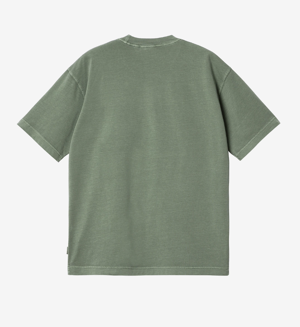 DUNE TSHIRT WASHED GARMENT DYED MOS GREEN
