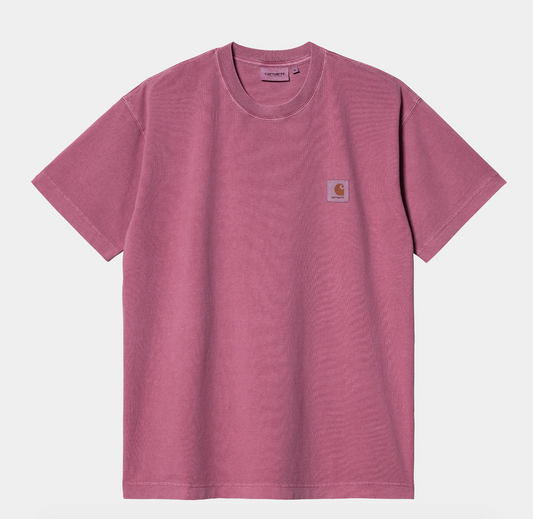 NELSON WASHED TSHIRT MAGENTA RED