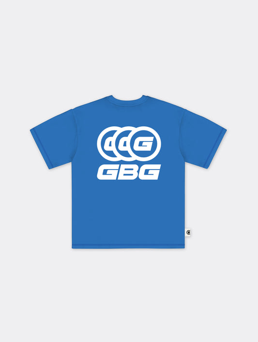 CRACKED WASHED BLUE TEE