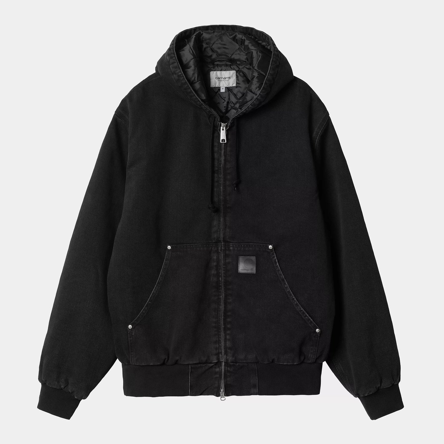 OG ACTIVE RIVET JACKET BLACK STONE WASHED