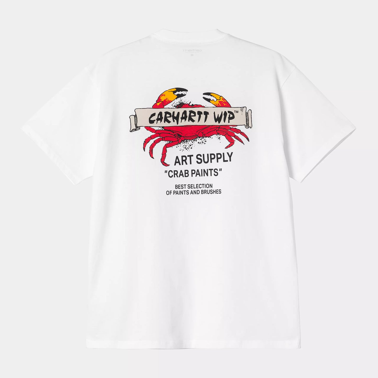 S/S CRAB PAINT TEE WHITE