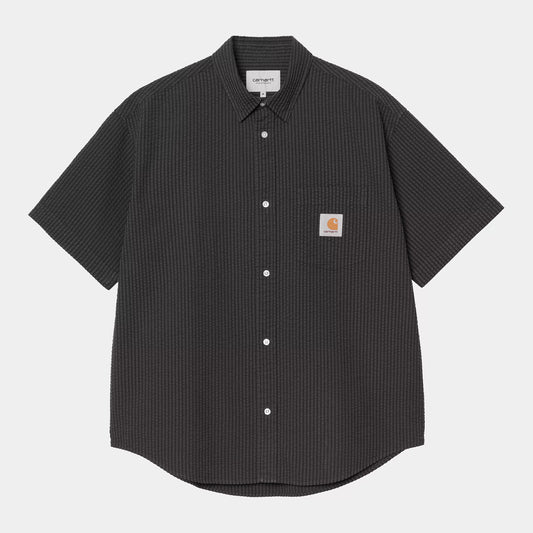 Carhartt S/S Toland Stripe Shirt Black